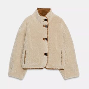 Zara REVERSIBLE DOUBLE-FACED JACKET
